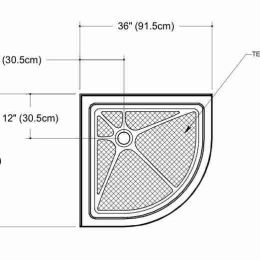 36x36 Curved Front